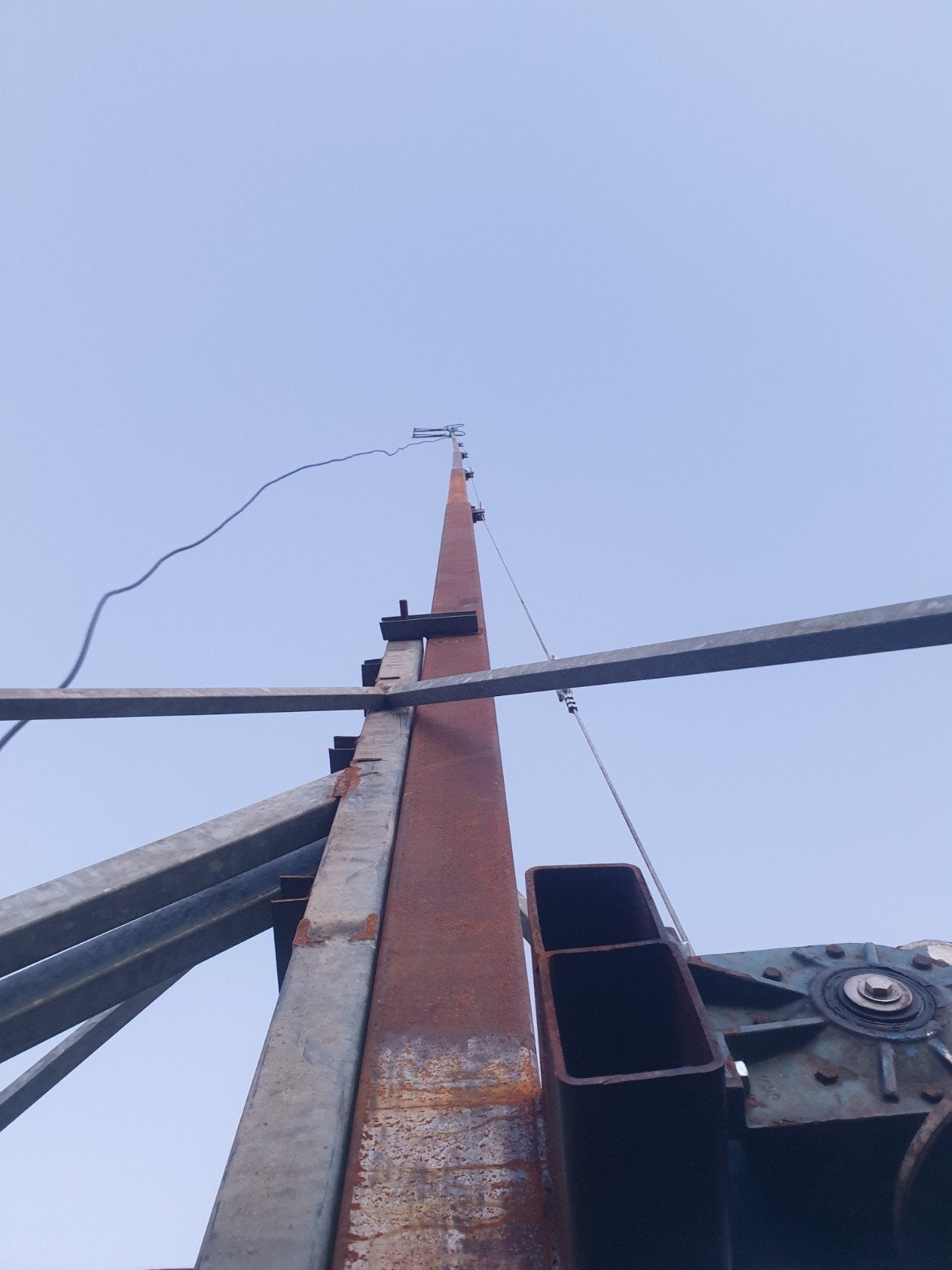 Robuuste Mast voor Antenne, Telecommunicatie, Ophalen of Verzenden, Gebruikt, Mast
