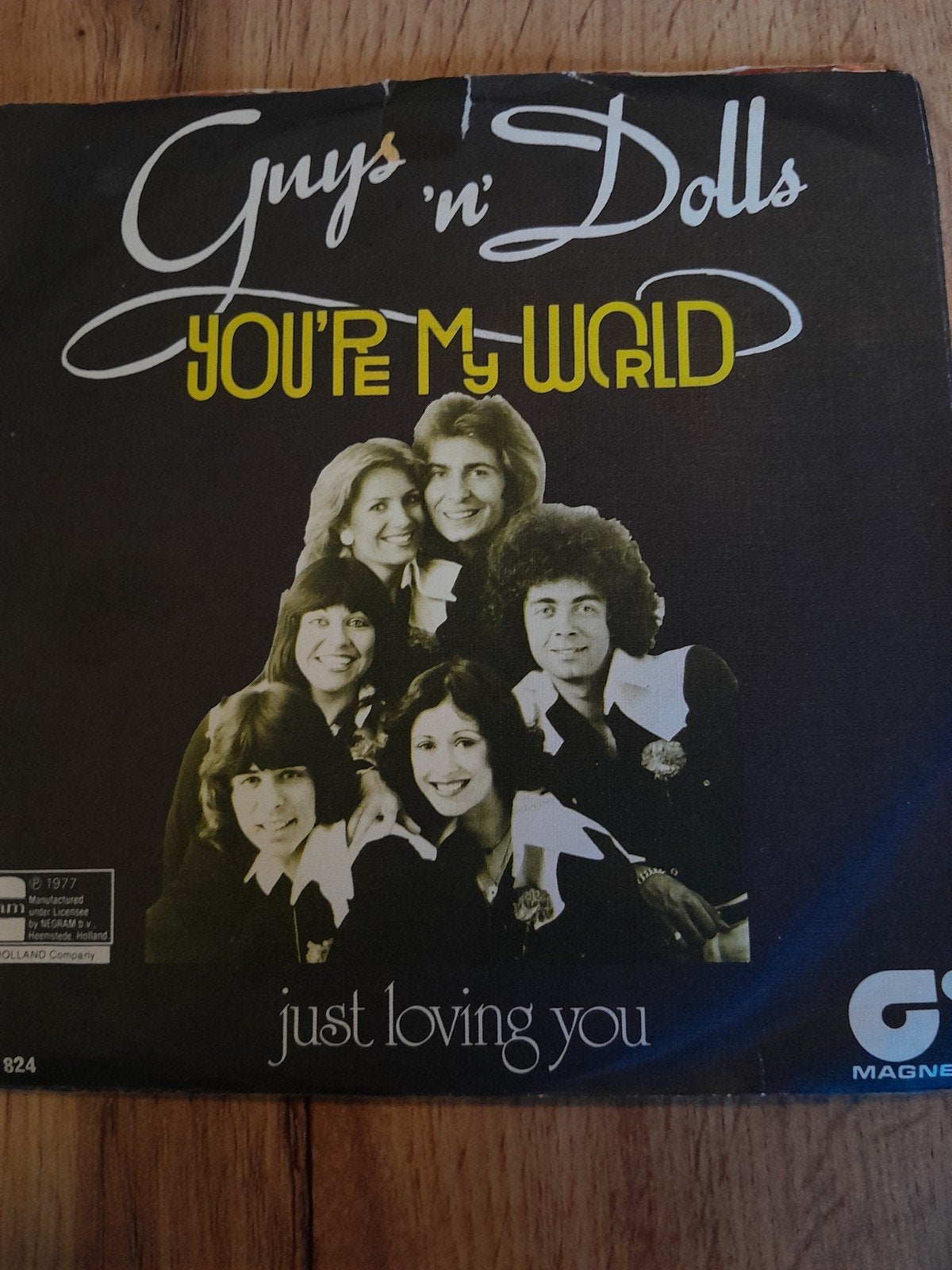 guys ,n, dolls 7inch you,re my world, Cd's en Dvd's, Ophalen of Verzenden, Zo goed als nieuw, Pop