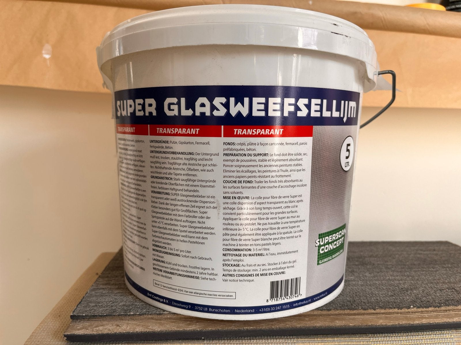 Super Glasweefsellijm - 5 Liter, Ophalen, Nieuw, Overige typen