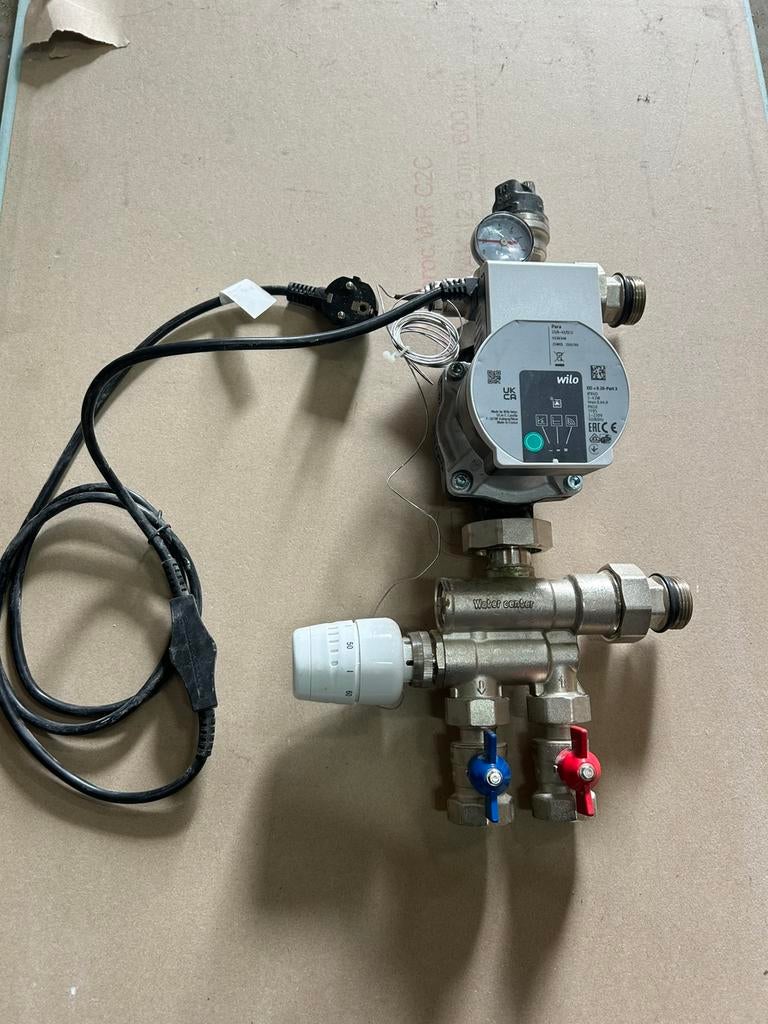 Pompmodule vloerverwarmingsverdeler + Wilo Para pomp, Doe-het-zelf en Verbouw, Geisers en Boilers, ., Wilo, Nieuw, Ophalen of Verzenden