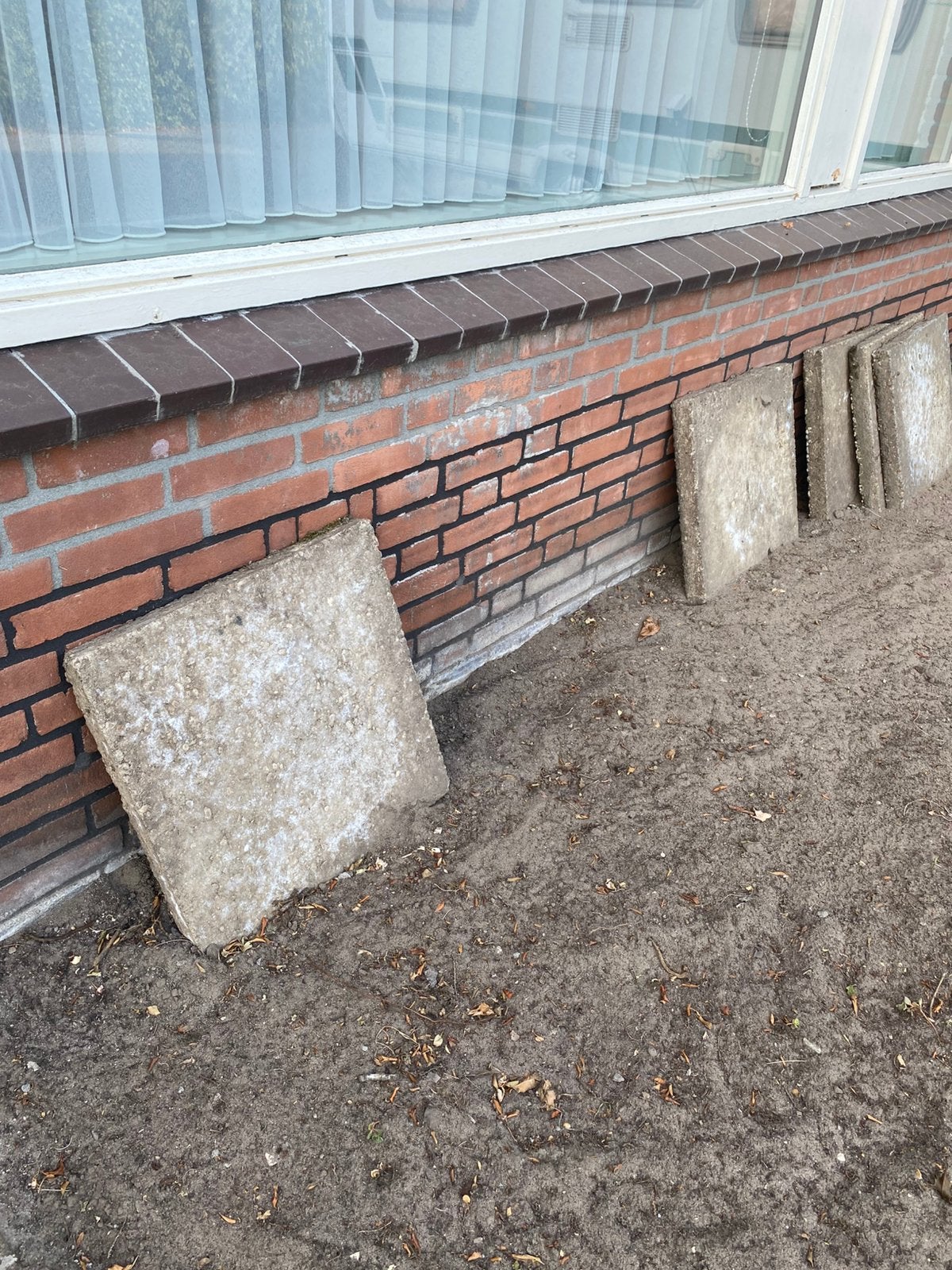 Grindtegels, Tuin en Terras, Ophalen, Zo goed als nieuw, Beton, Terrastegels