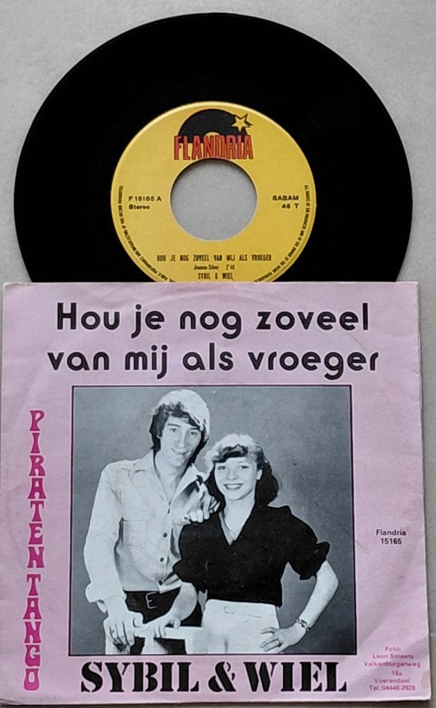 SINGLE SYBIL & WIEL - HOU JE NOG ZOVEEL VAN MIJ ALS VROEGER, Gebruikt, Fotohoes, 7 inch, Ophalen of Verzenden