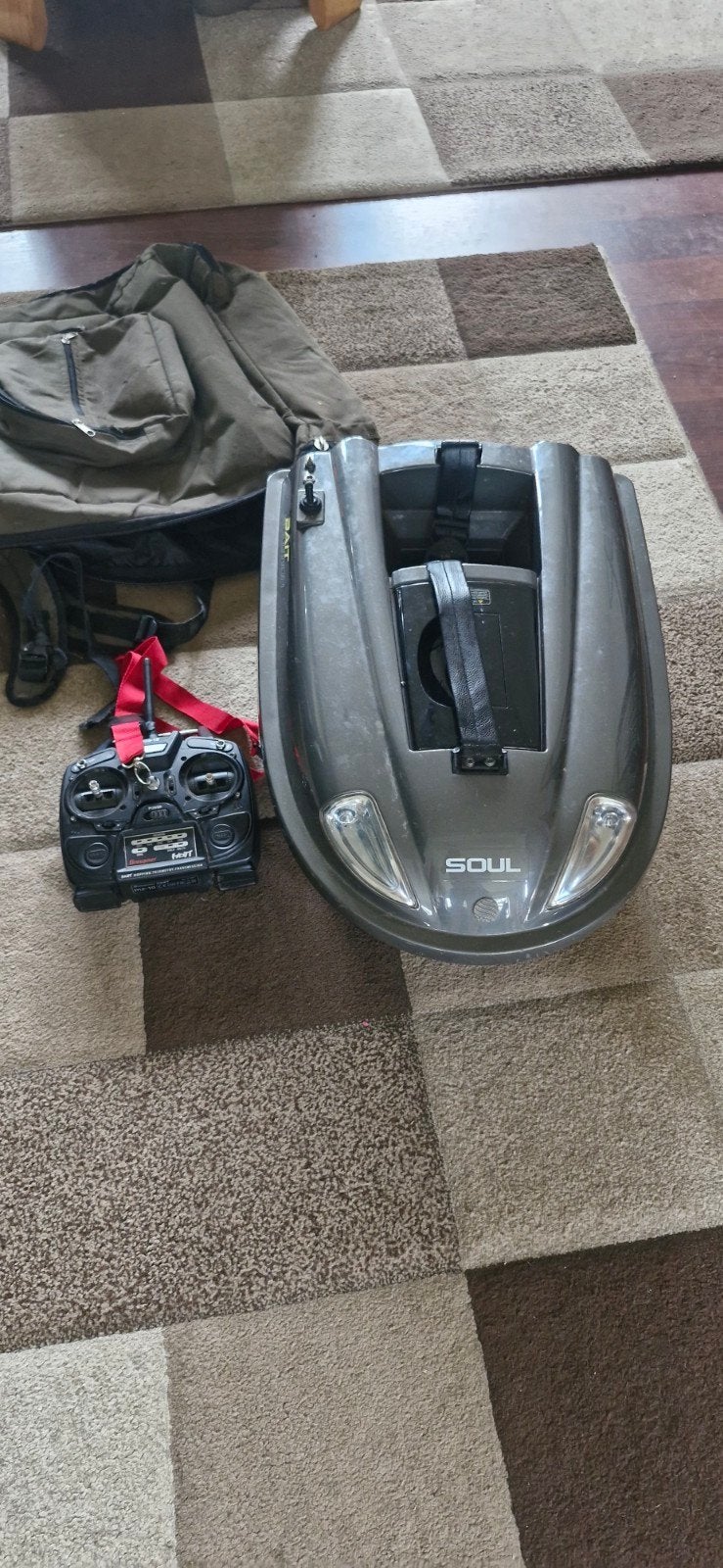 defecte voerboot Soul met graupner afstandsbediening en tas, Watersport en Boten, Verzenden, Gebruikt, Overige typen