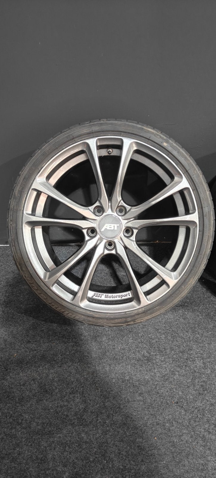 ABT Sportsline ER-C Antraciet 18 inch velgen, Ophalen, 18 inch, Gebruikt, Banden en Velgen