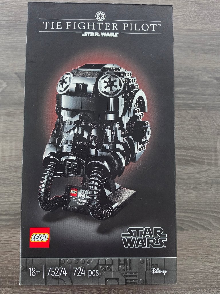 Lego 75274 TIE Fighter Pilot Helmet, Star Wars, Lego, Nieuw, Ophalen of Verzenden