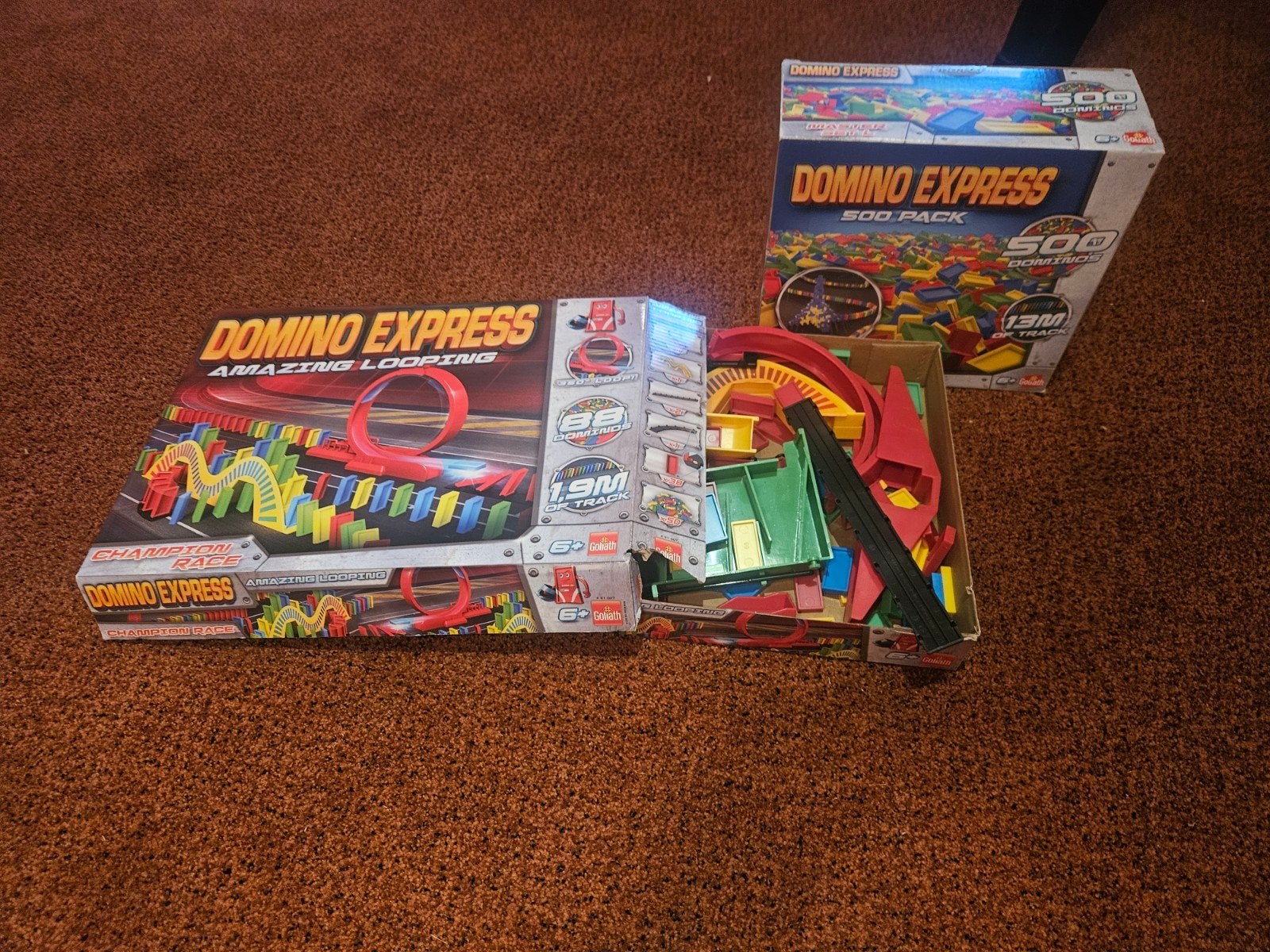 Domino Express: Amazing Looping & 500-delige set, Kinderen en Baby's, Speelgoed | Overig, Ophalen of Verzenden, Gebruikt, Jongen of Meisje