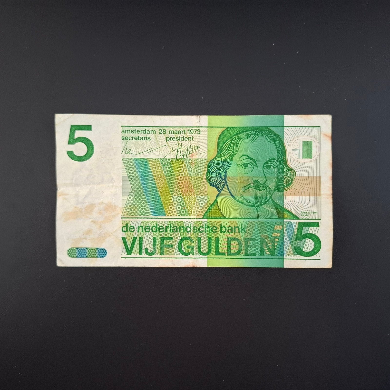 5 gulden Nederland #019, Ophalen of Verzenden, 5 gulden, Los biljet
