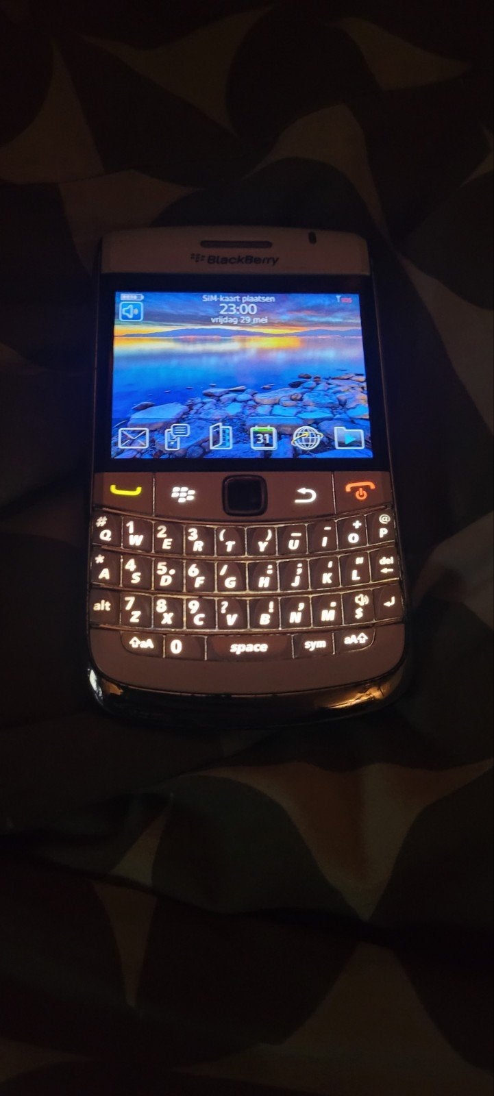 Blackberry bold 9700, Ophalen, Gebruikt, Wit, Minder dan 3 megapixel