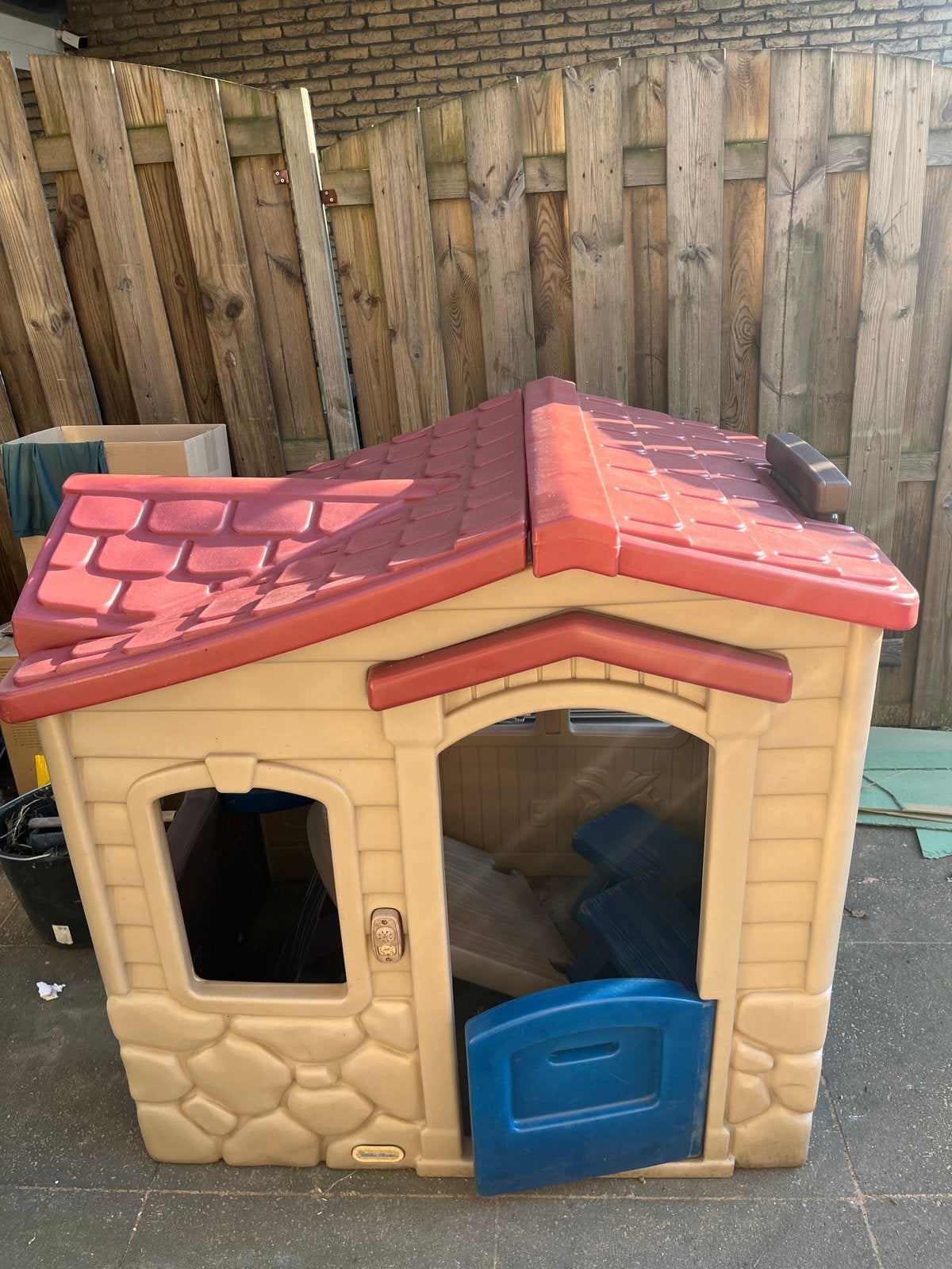 Little Tikes Speelhuisje Kunststof met Zitje, Kinderen en Baby's, Speelgoed | Buiten | Speelhuisjes, Ophalen, Gebruikt, Kunststof