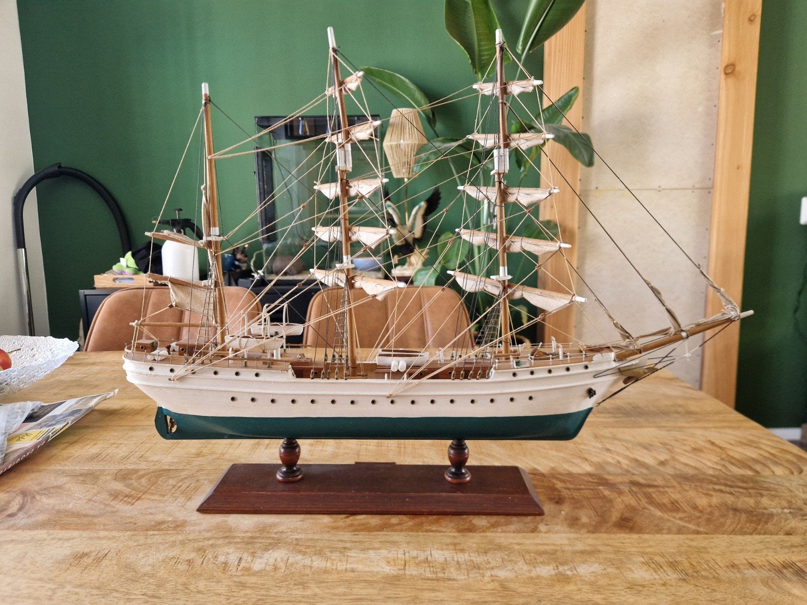 Gedetailleerd scheepsmodel Gorch Fock, schaal 1:50, Ophalen of Verzenden
