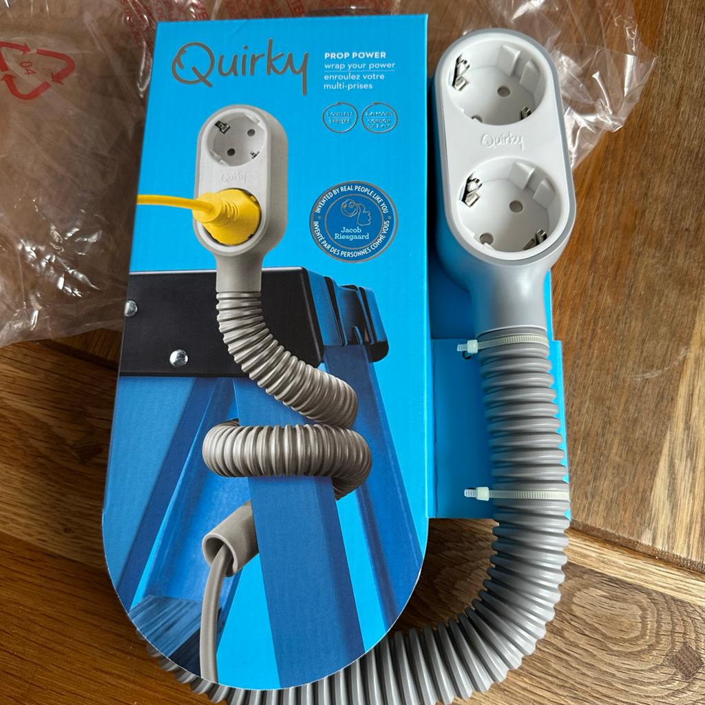 Quirky Prop Power Flexibele Stekkerdoos - 2.4m, Ophalen of Verzenden, Nieuw