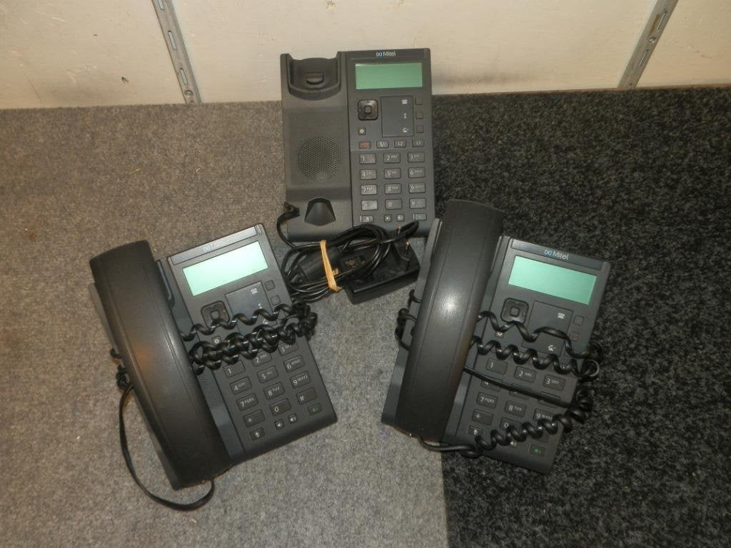 Instap voip telefoon Aastra Mitel lcd display 3 stuks, Ophalen of Verzenden, Gebruikt, Telefoon