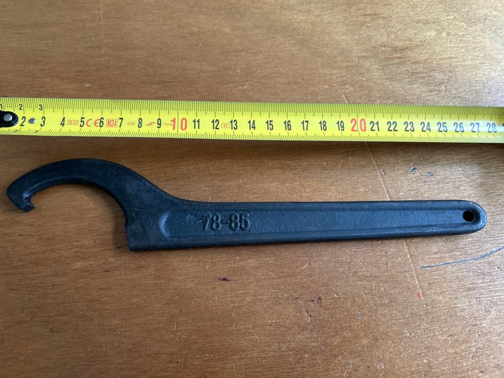 Constructie haaksleutel 78-85 mm - Nieuw, Ophalen of Verzenden, Zo goed als nieuw