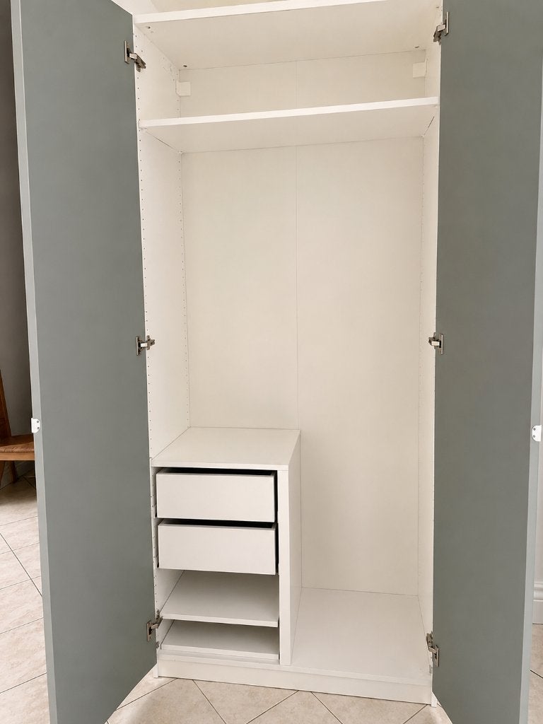 IKEA PAX kledingkast 100x35x236 cm met inrichting, Ophalen, PAX, Gebruikt, Overige materialen