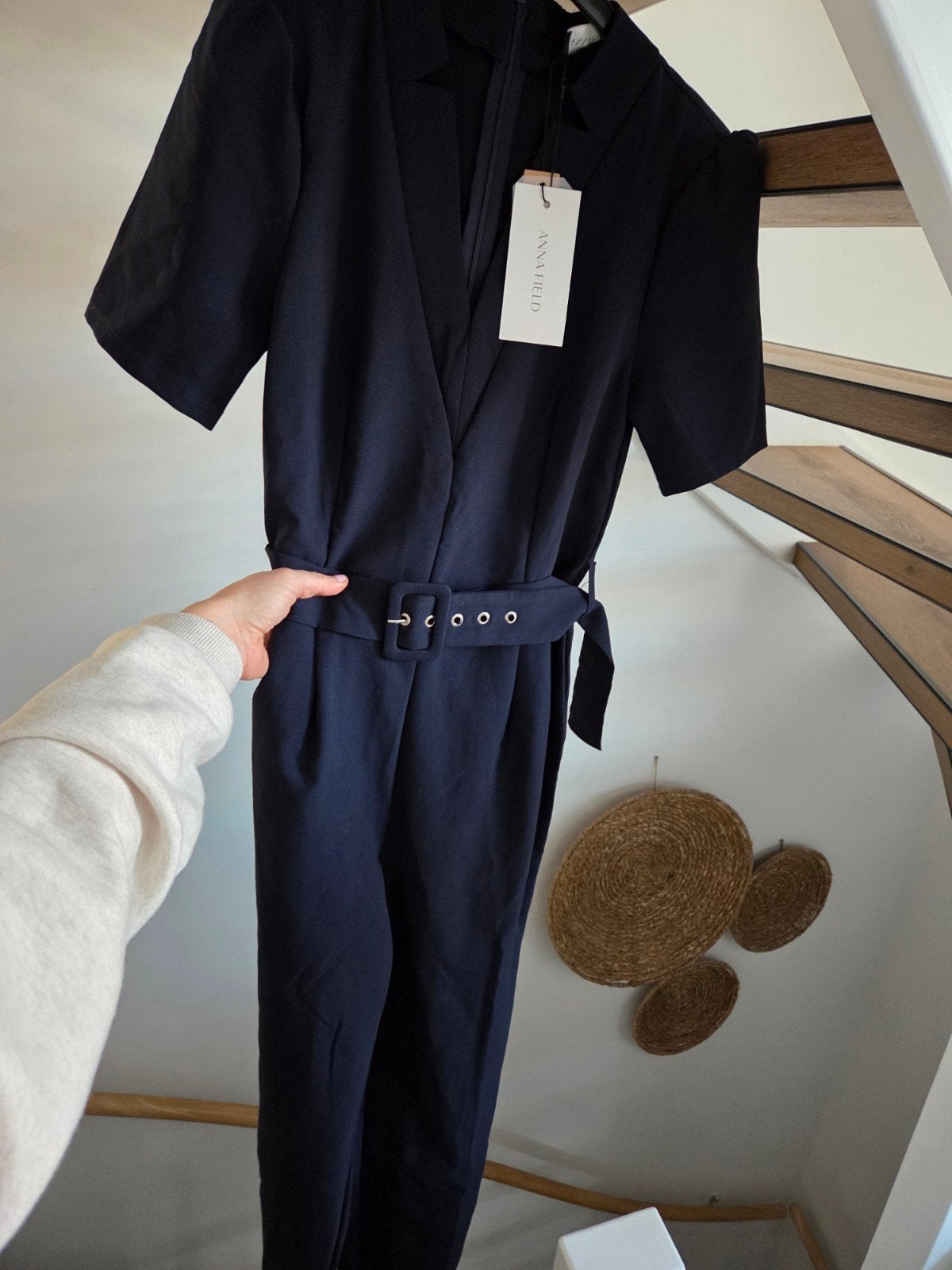 Anna Field Jumpsuit Donkerblauw Maat M Nieuw, Maat 38/40 (M), Anna Field, Blauw, Nieuw