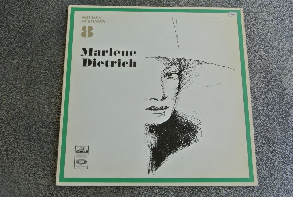 Marlene Dietrich – Gouden Stemmen (NM), Cd's en Dvd's, Vinyl | Pop, Ophalen of Verzenden, 1960 - 1969, Zo goed als nieuw, 12 inch