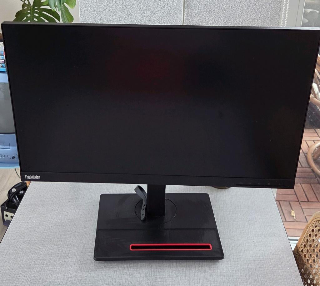 Lenovo ThinkVision T24i-10 monitor (24 inch), Computers en Software, Monitoren, Ophalen, IPS, Full HD, Zo goed als nieuw