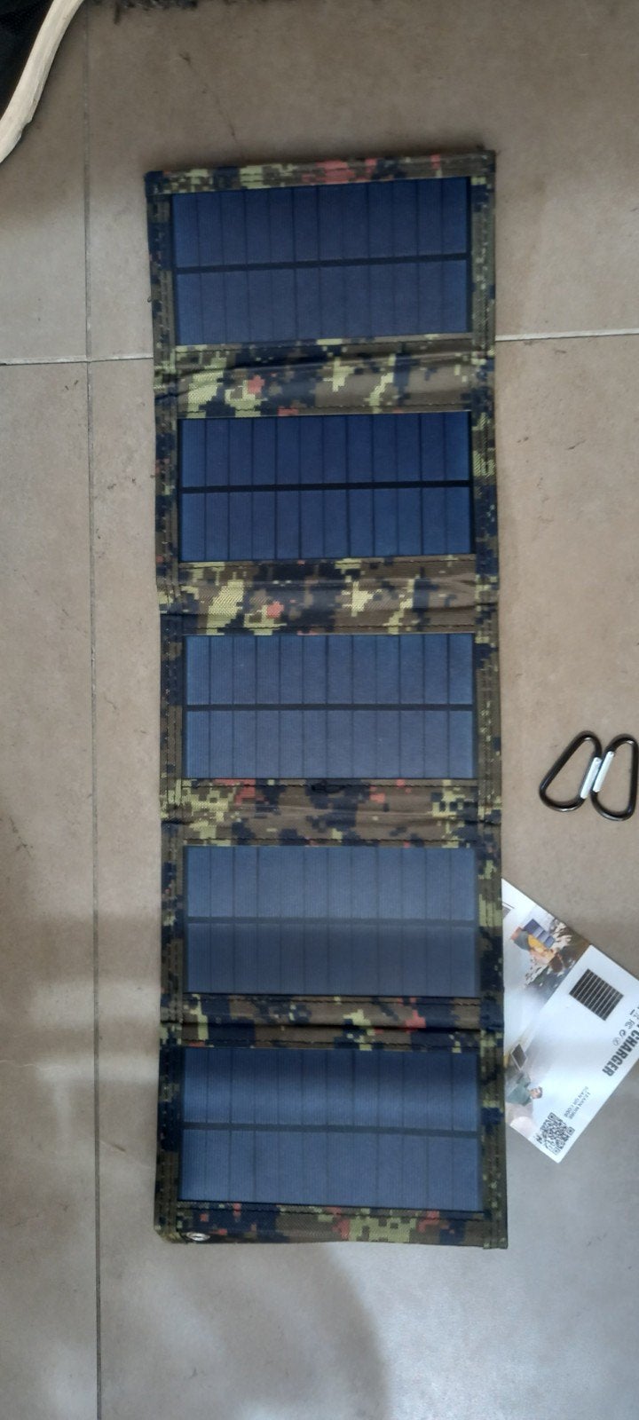 Nieuw 50w Solar oplader zonnepanelen in camouflage map, Ophalen of Verzenden, Nieuw