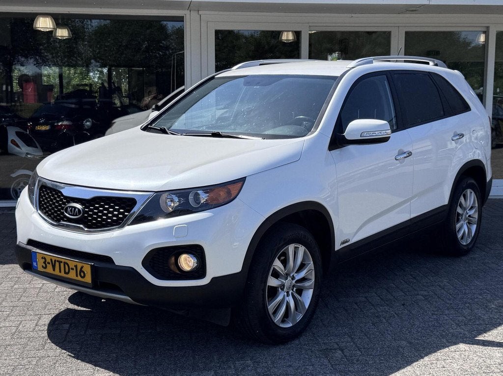 Kia Sorento 2.2 CRDi 197pk 4X4 6 bak! X-clusive,Grijs kentek, Auto's, Euro 5, Zwart, 2500 kg, Wit