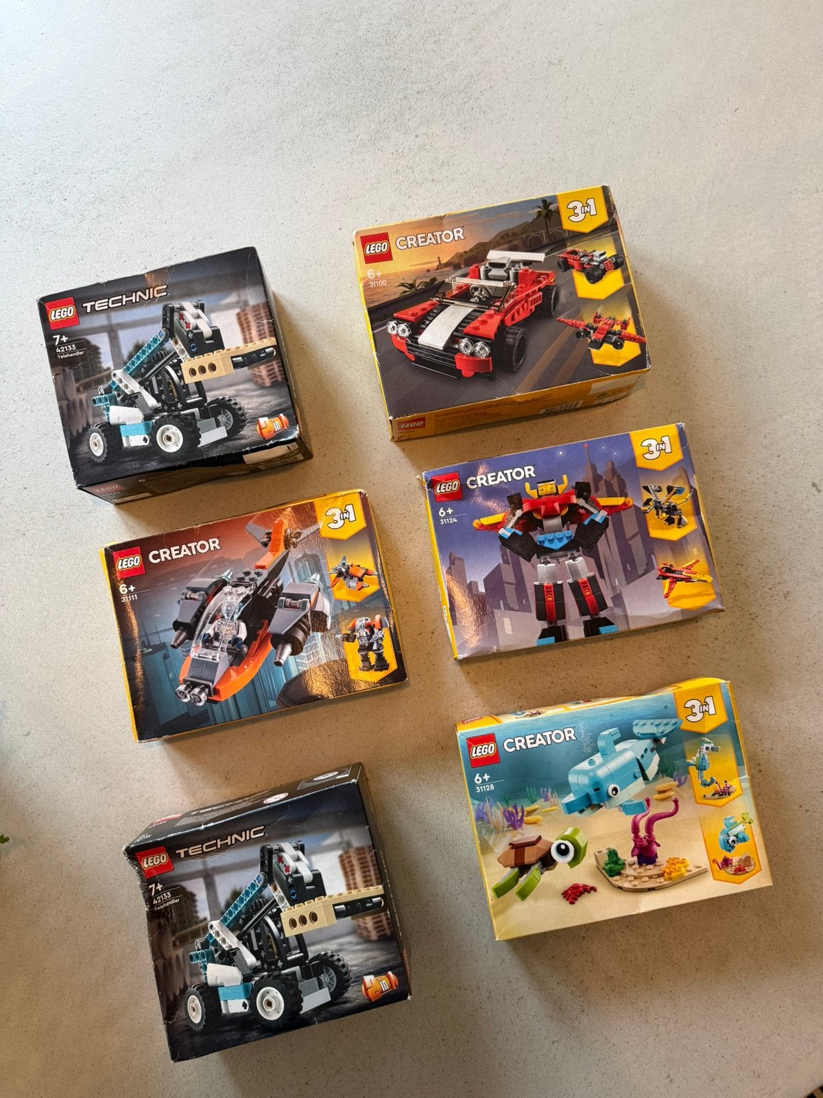 6x LEGO sets – nieuw en ongeopend – Creator & Technic, Compleet, Verzenden, Lego, Nieuw