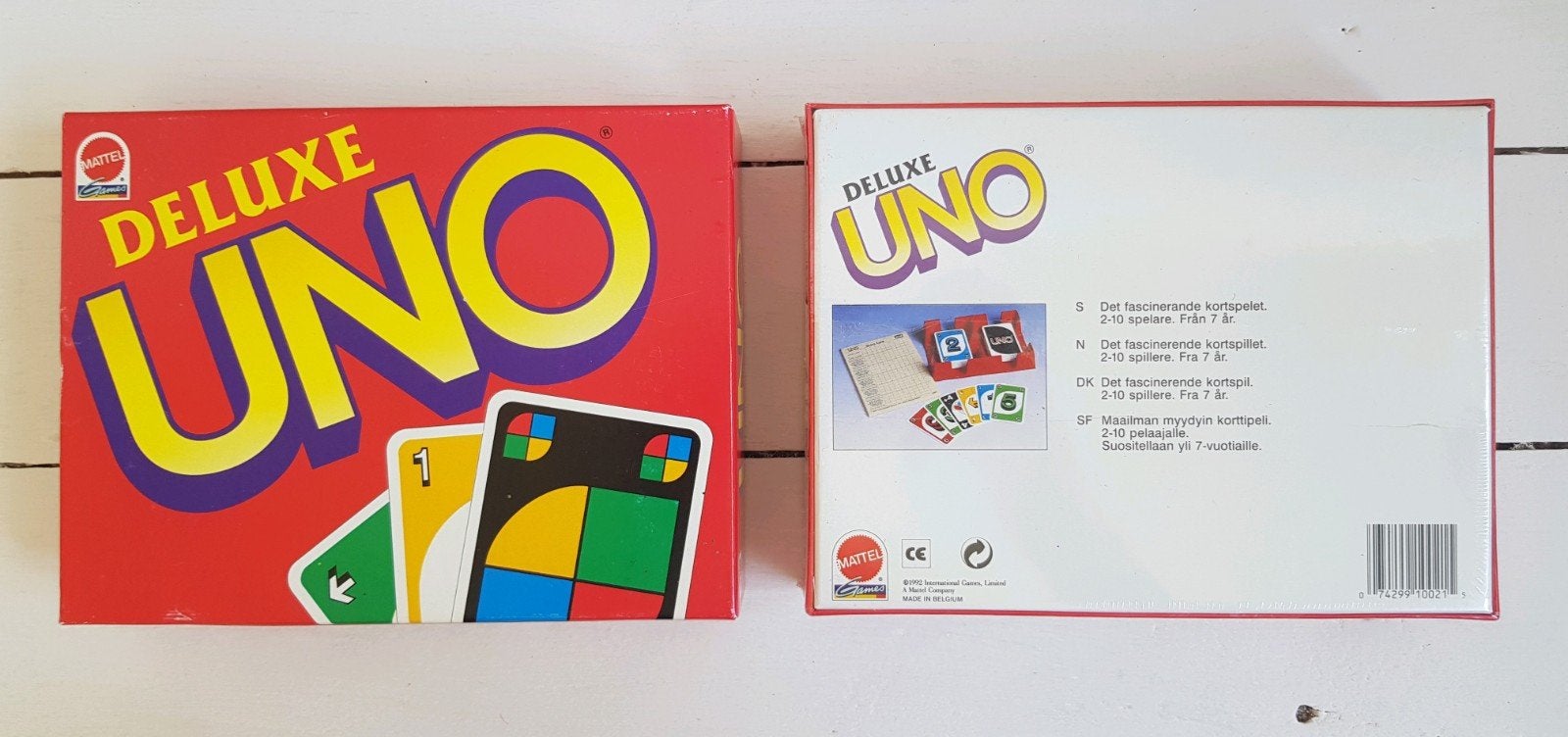 uno deluxe 2 stuks spel, Hobby en Vrije tijd, Gezelschapsspellen | Kaartspellen, Ophalen of Verzenden, Nieuw