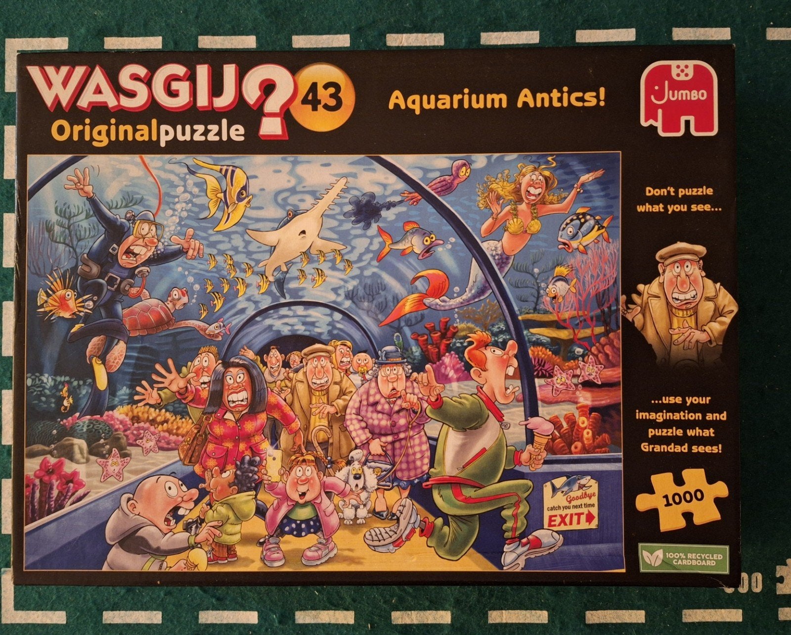 Puzzel Wasgij Original 43, Ophalen, 500 t/m 1500 stukjes, Zo goed als nieuw, Legpuzzel