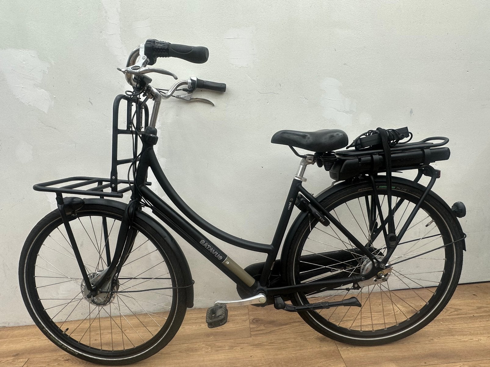 Elektrische batavus cnctd dames transport fiets 50 cm, Ophalen, Batavus, Zo goed als nieuw, 47 tot 51 cm