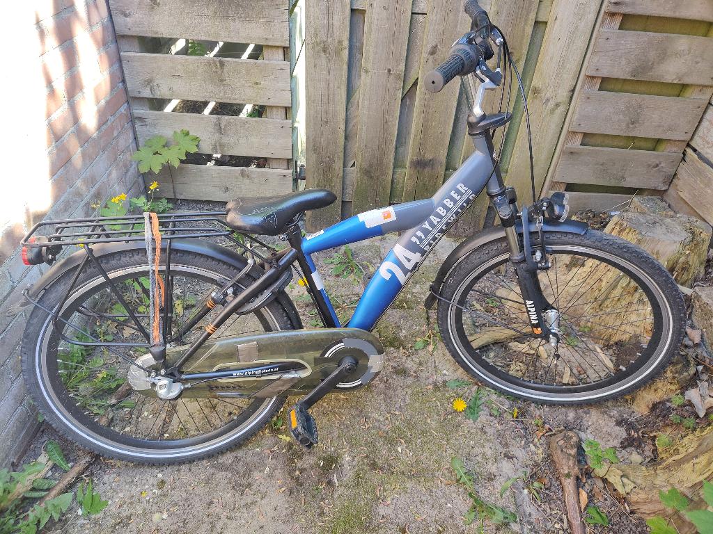 24 inch goede ALPINA YABBER fiets met 3 versnellingen, Fietsen en Brommers, Ophalen, Gebruikt, 24 inch, Versnellingen