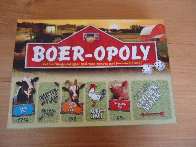 Boer-opoly, Vijf spelers of meer, Ophalen of Verzenden, Zo goed als nieuw