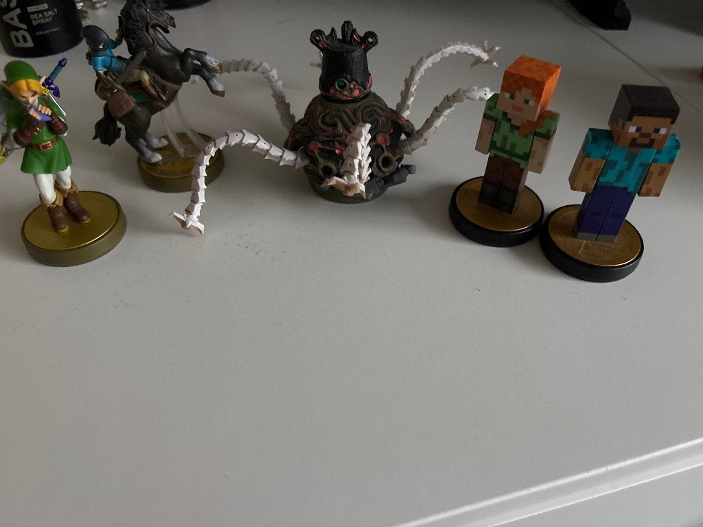 Amiibo Zelda en minecraft, Ophalen of Verzenden, Zo goed als nieuw