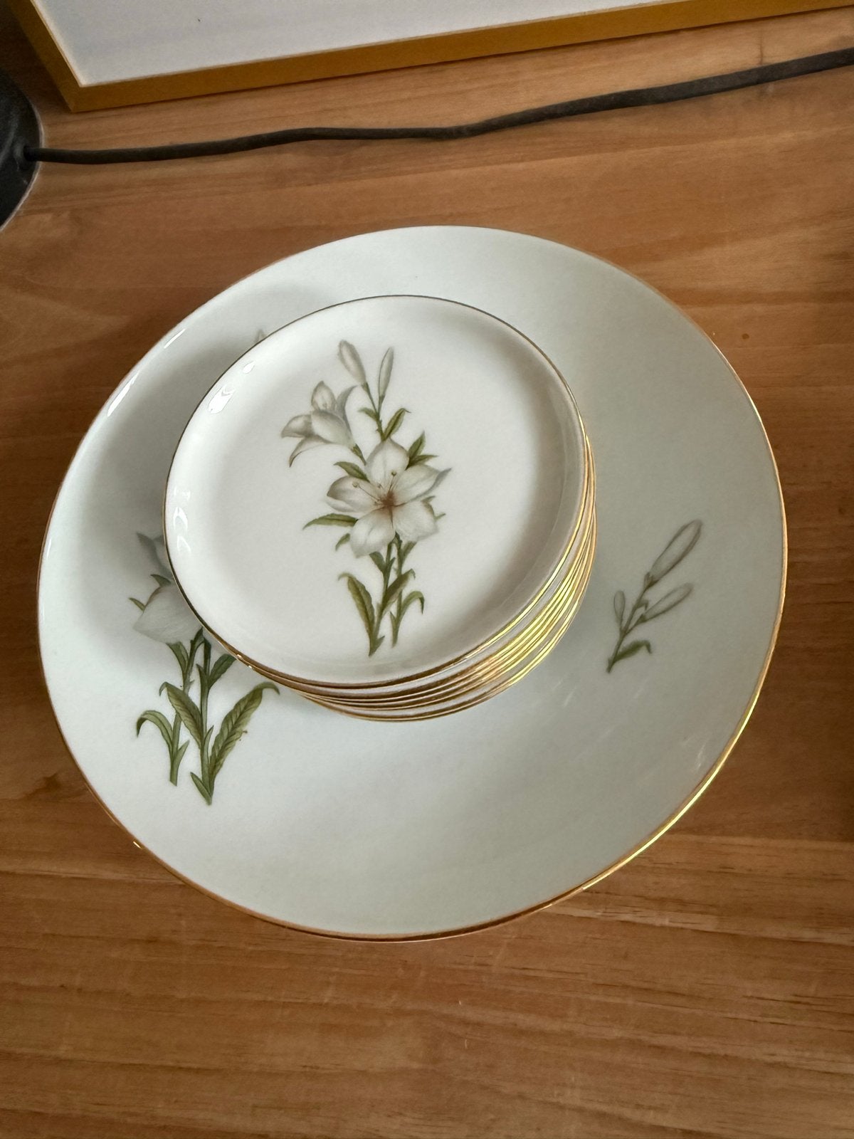 Fürstenberg Porzellanmanufaktur schaaltjes met gouden rand, Ophalen
