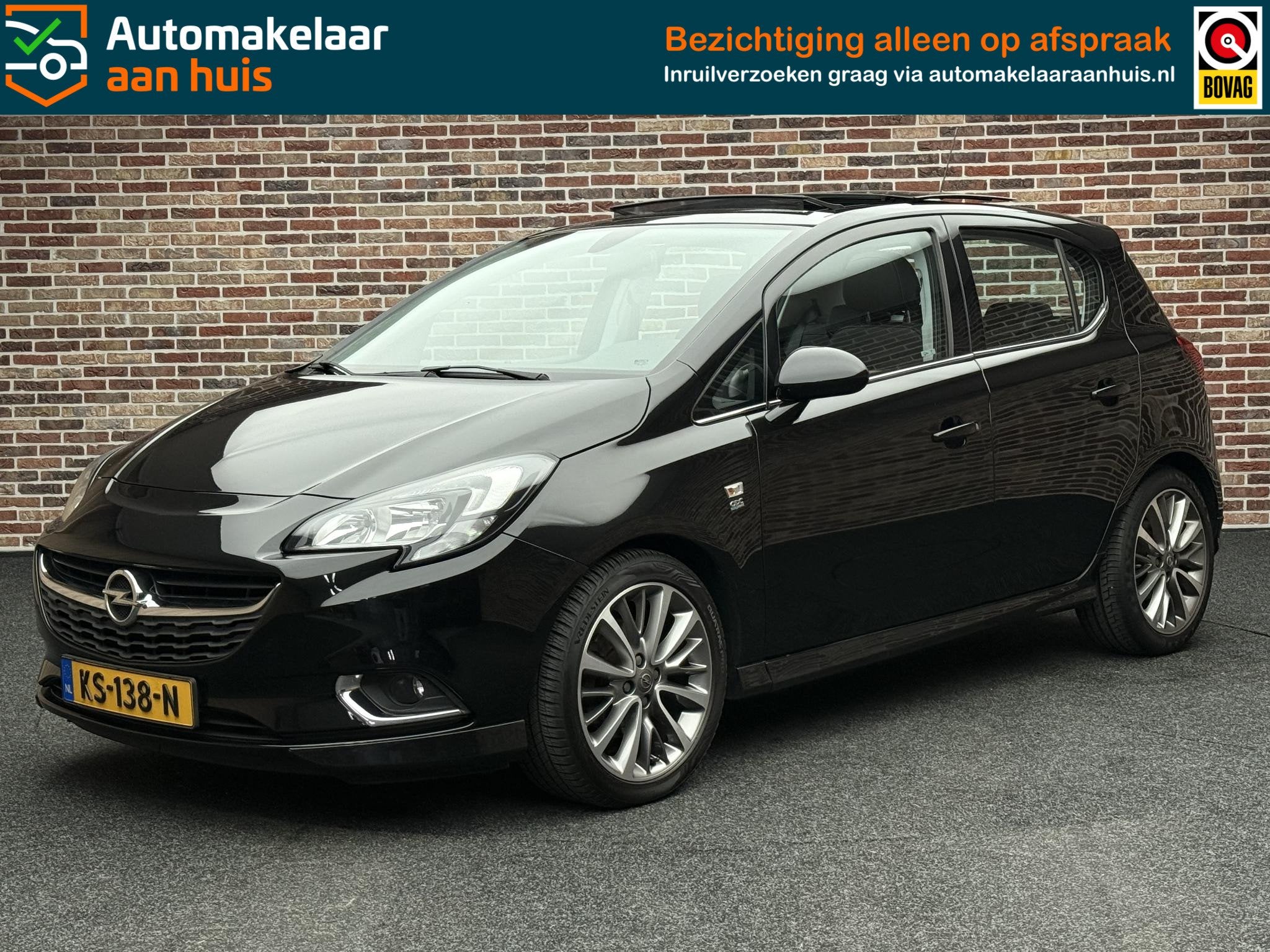 Opel Corsa 1.0 Turbo Innovation OPC Line Panoramadak Airco D, Voorwielaandrijving, Dealer onderhouden, Stof, Gebruikt
