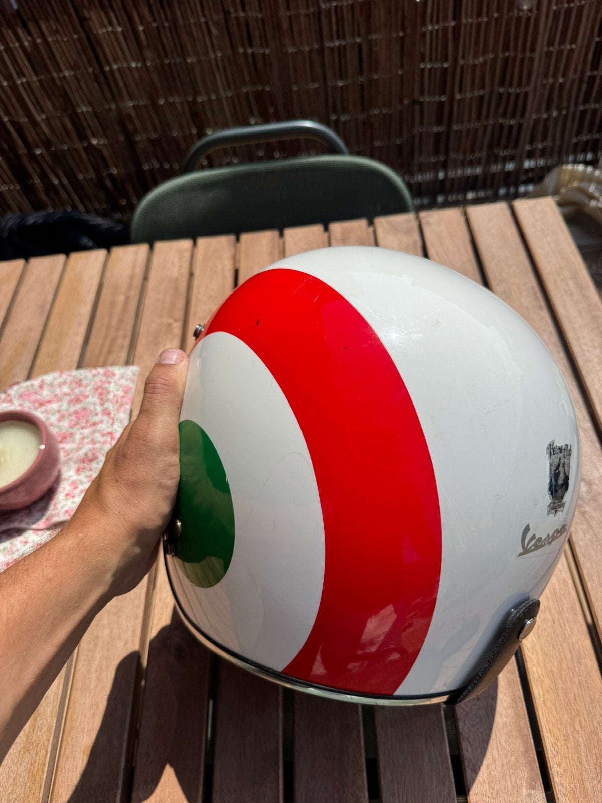 Vespa Helm Origineel Maat XL, Ophalen of Verzenden, Zo goed als nieuw, Extra large of groter