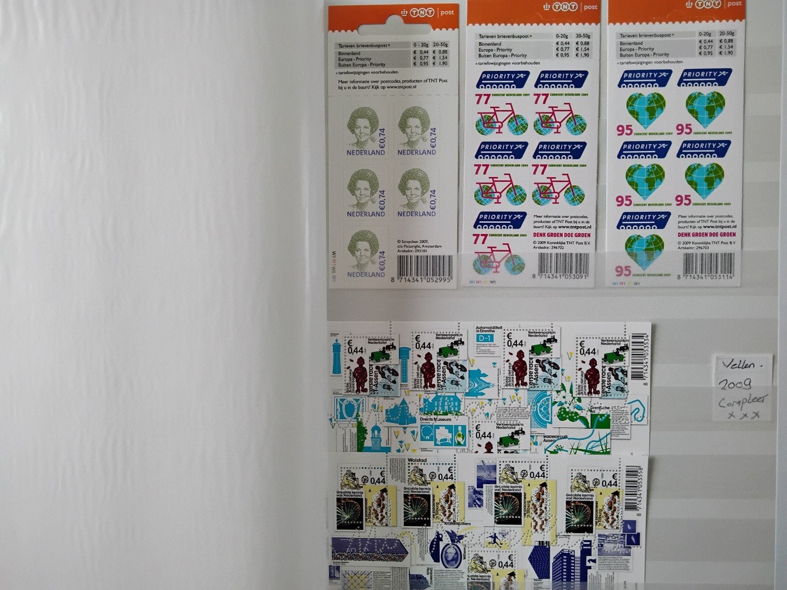 boek met allemaal Nederlandse velletjes na 2008, Ophalen of Verzenden, Nederland