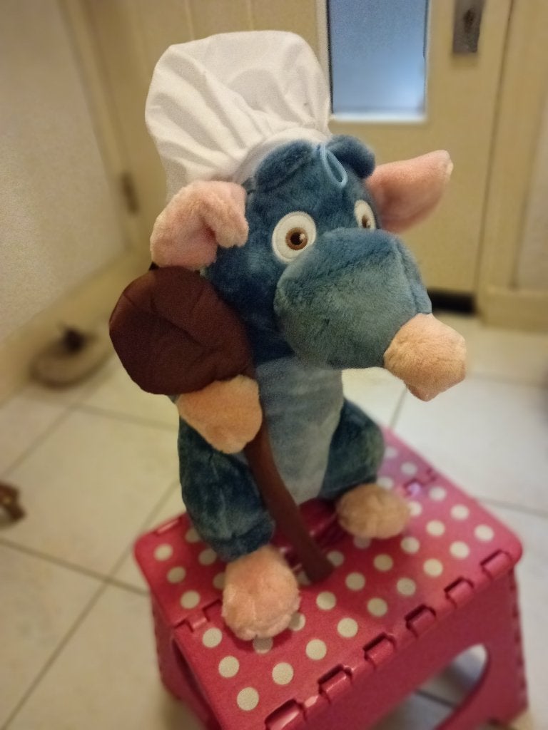 Grote Rattatouille Rat, Ophalen, Overige figuren, Zo goed als nieuw, Knuffel