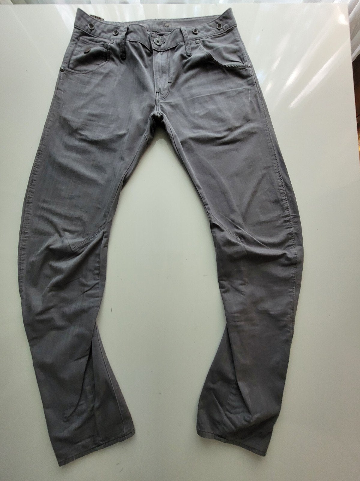 G STAR RAW ARC 3D SLIM BRACES COJ PANTS SIZE 30/32, Ophalen of Verzenden, Zo goed als nieuw, Blauw, W32 (confectie 46) of kleiner