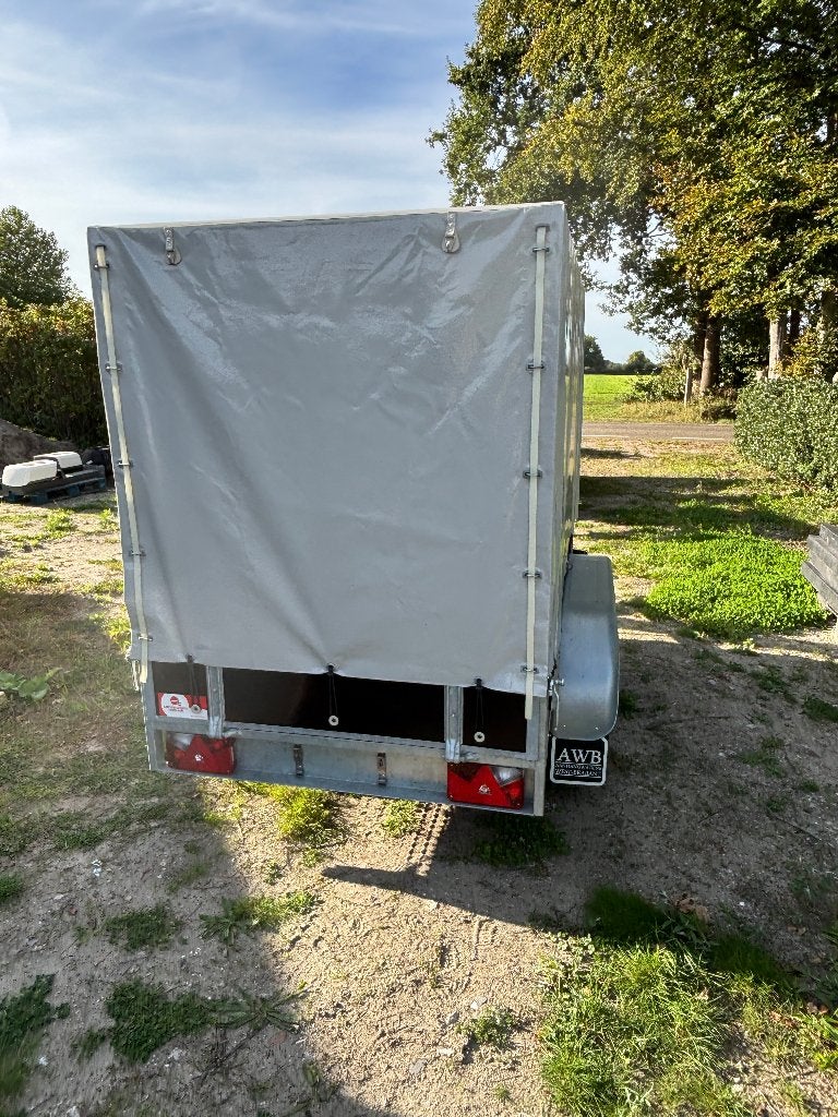 Aanhanger huif tandemasser 750kg 257x130cm, Auto diversen, Ophalen, Zo goed als nieuw