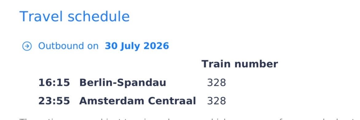 Train ticket Berlin - Amsterdam, Tickets en Kaartjes, Trein, Bus en Vliegtuig, Eén persoon, Vliegtuig, Met bestemming of datum