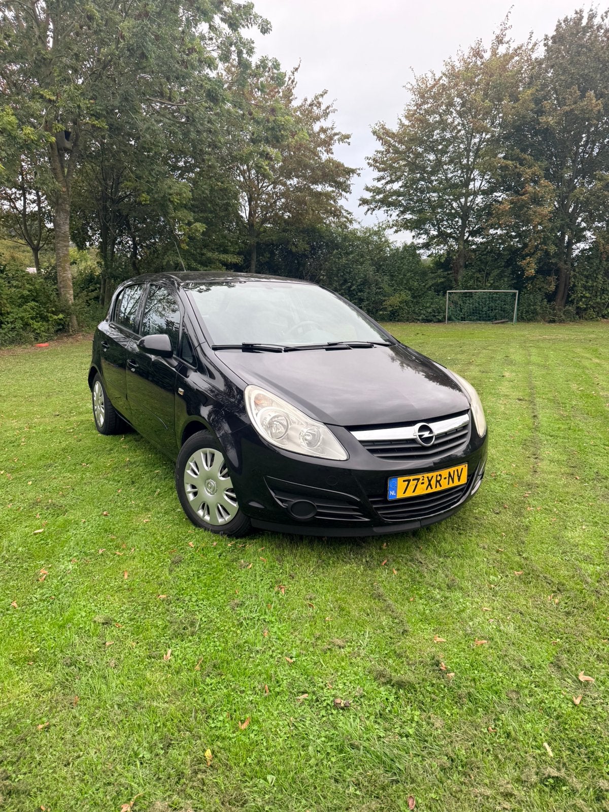 Opel Corsa 1.4 16V 5D 2007 Zwart, Auto's, Voorwielaandrijving, 1063 kg, 4 cilinders, Origineel Nederlands