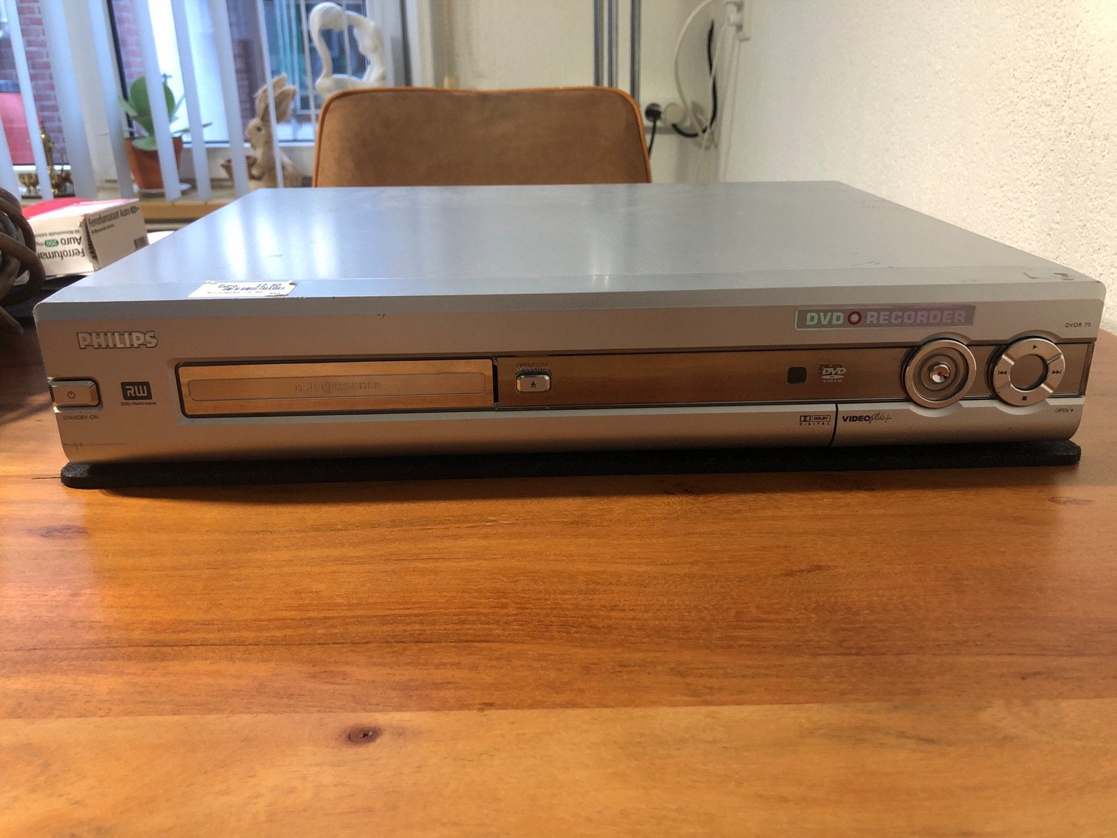 Philips DVDR70 DVD Recorder - Goede staat, Audio, Tv en Foto, Ophalen of Verzenden, Gebruikt, Dvd-recorder, Philips
