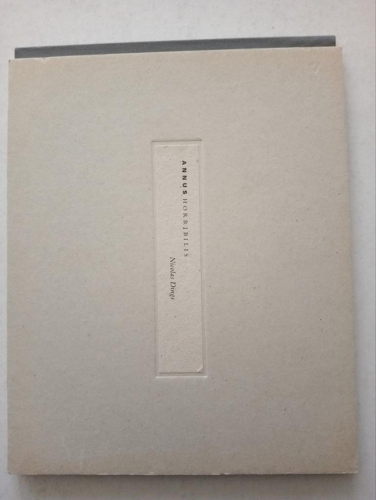 Annus Horribilis - Nicolas Dings (Kunstboek), Ophalen of Verzenden, Gelezen, Beeldhouwkunst, Nicolas Dings