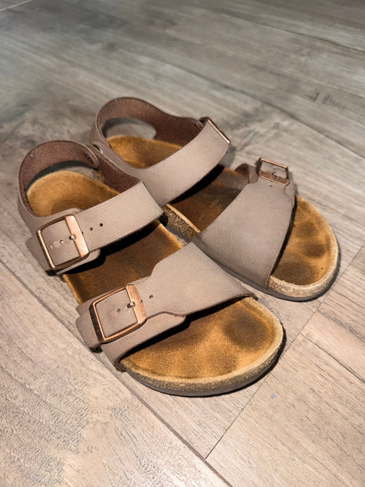 Birkenstock Arizona sandalen – maat 32 – kleur Mocca, Ophalen of Verzenden, Zo goed als nieuw, Jongen, Overige typen