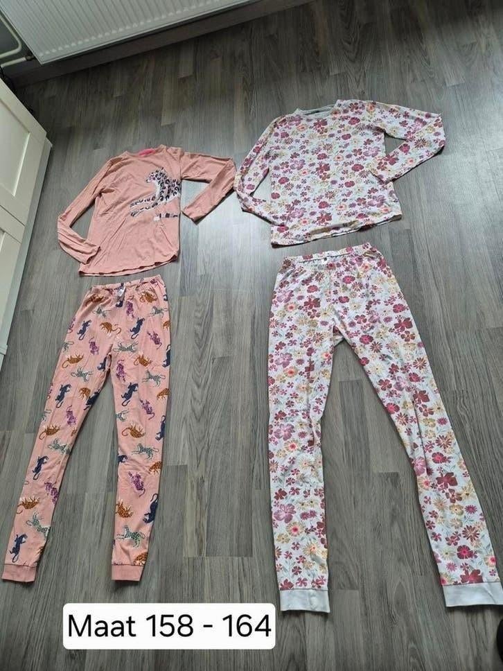 2 x Hema pyjama maat 158 - 164, Kinderen en Baby's, Kinderkleding | Maat 158, Nacht- of Onderkleding, Meisje, Ophalen of Verzenden