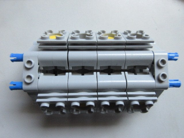 nr. 8007, Technic motorblok, 8 cylinders., Ophalen of Verzenden, Zo goed als nieuw, Complete set, Lego