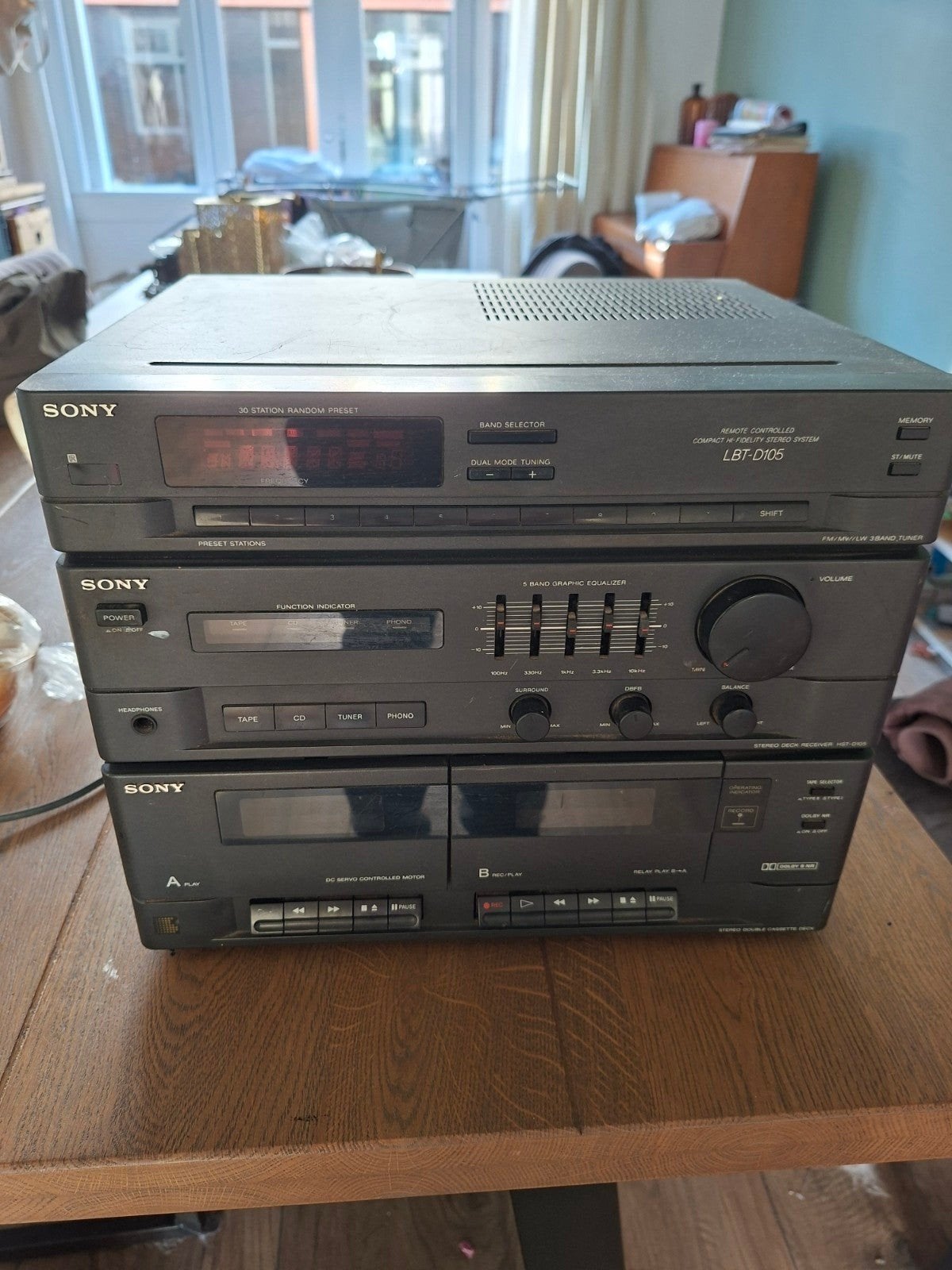 sony stereo toren te koop, Audio, Tv en Foto, Ophalen of Verzenden, Gebruikt, Stereo, Sony