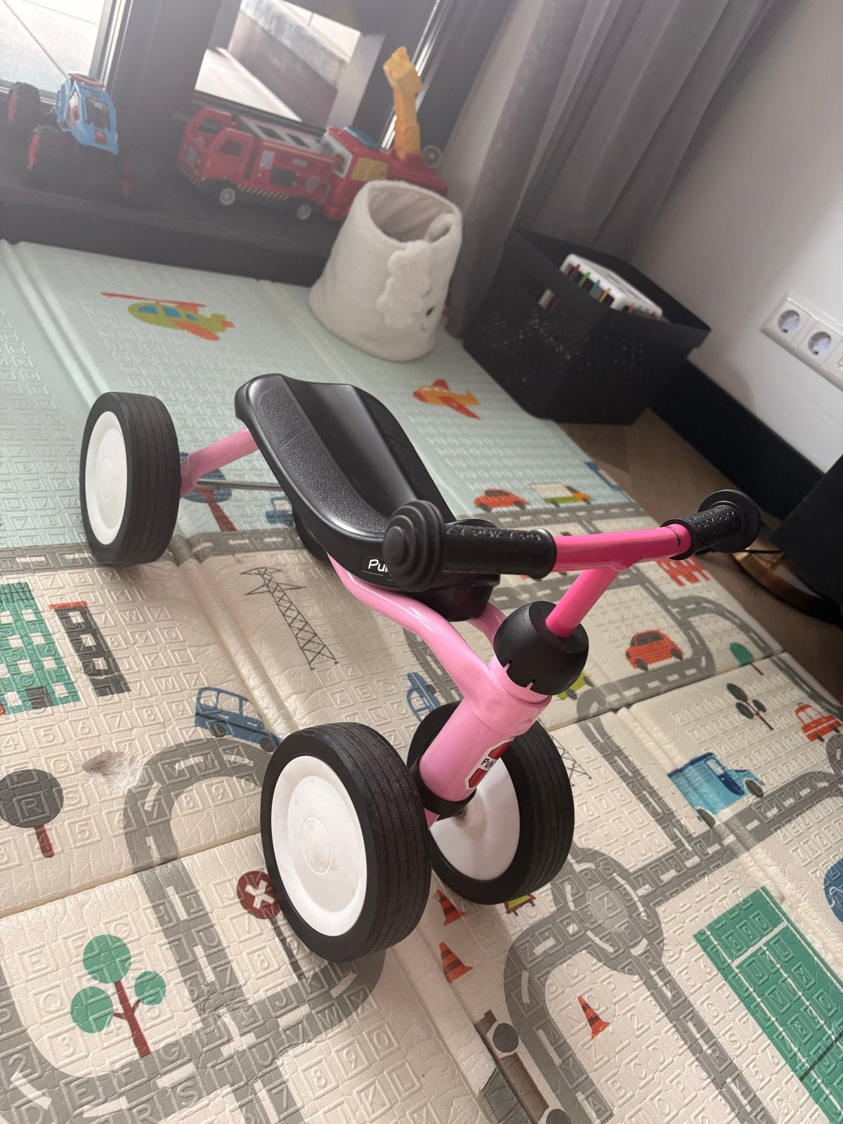 Puky Pukylino loopfiets roze - Zo goed als nieuw, Ophalen, Zo goed als nieuw, Loopfiets