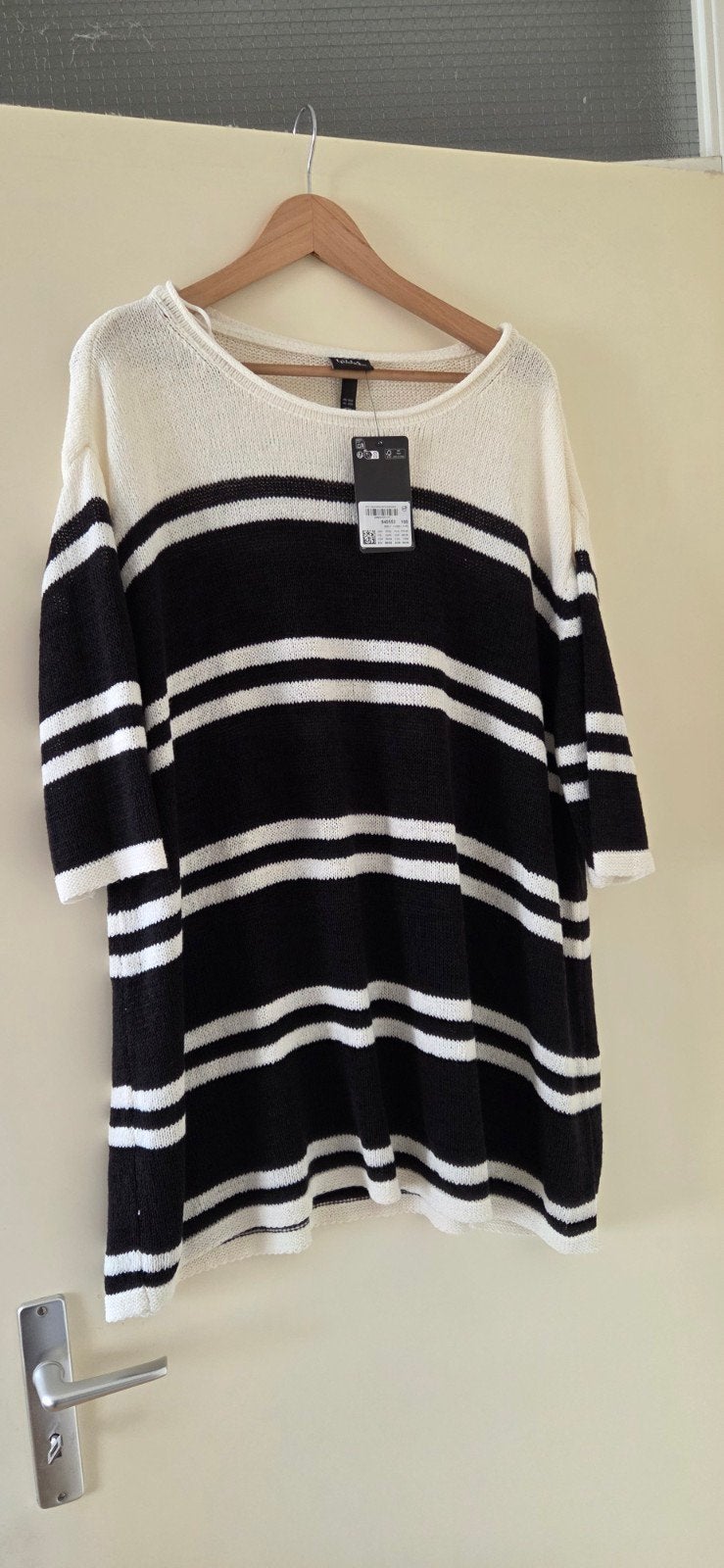 Zwart-wit gestreepte trui van Ulla Popken, Kleding | Dames, Grote Maten, Zwart, Trui of Vest, Nieuw, Ulla Popken