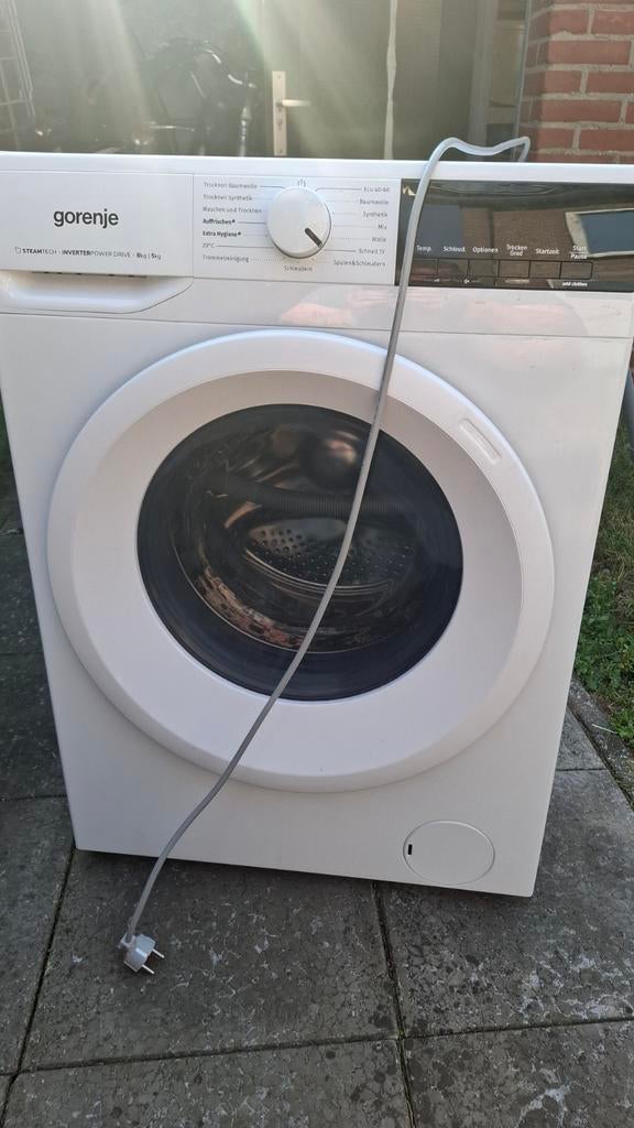 Was-droogcombinatie Gorenje. Zo goed als nieuw, Witgoed en Apparatuur, Wasmachines, Ophalen, Zo goed als nieuw, 1200 tot 1600 toeren