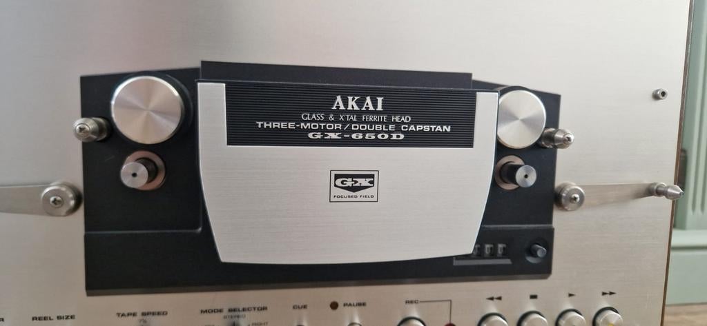 GEZOCHT: Akai GX-650D gebruiksaanwijzing., Audio, Tv en Foto, Bandrecorders, Ophalen