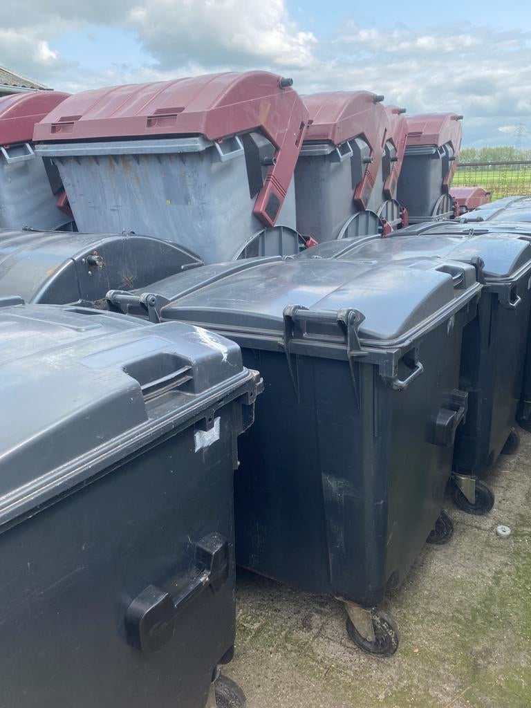 afvalcontainers 1100 liter 660-770kliko 120-240-360 liter, Huis en Inrichting, Woonaccessoires | Prullenbakken, Ophalen, Kunststof